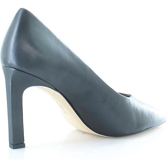 Franco Sarto Sarto Womens Sherry Pointed Toe D'Orsay Pump Black Leather 10 M NIB - Picture 3 of 7